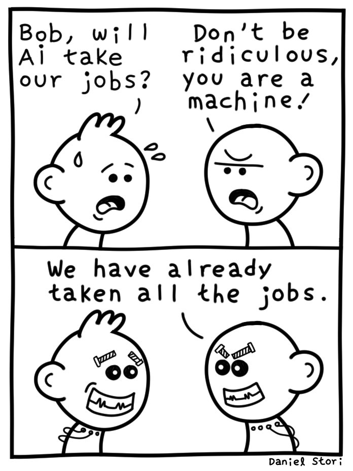 will ai take our jobs? geek comic