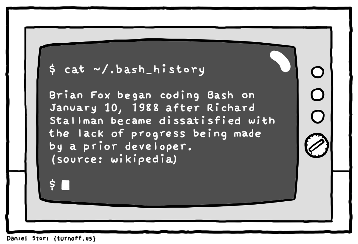 bash history geek comic