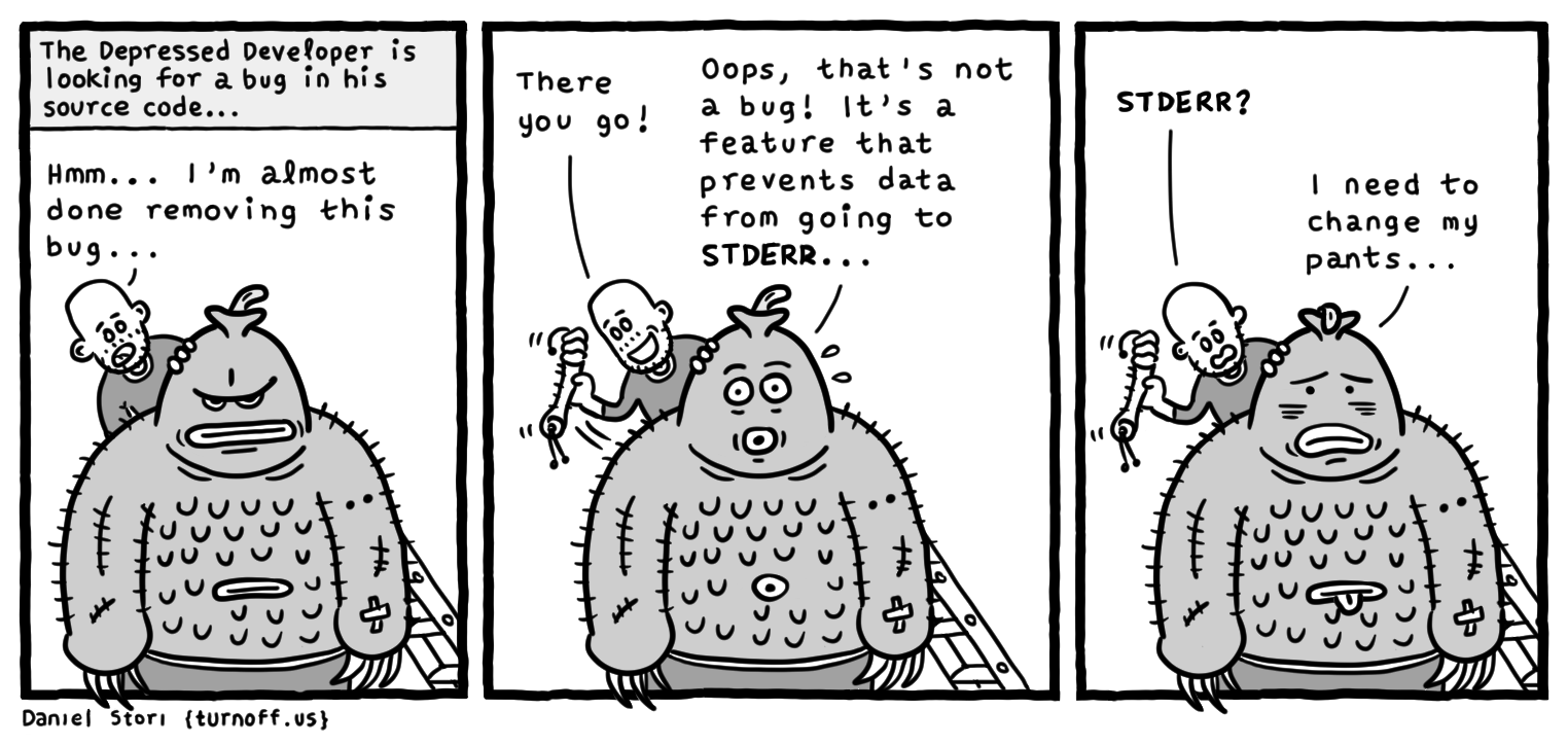 the depressed developer 5 geek comic