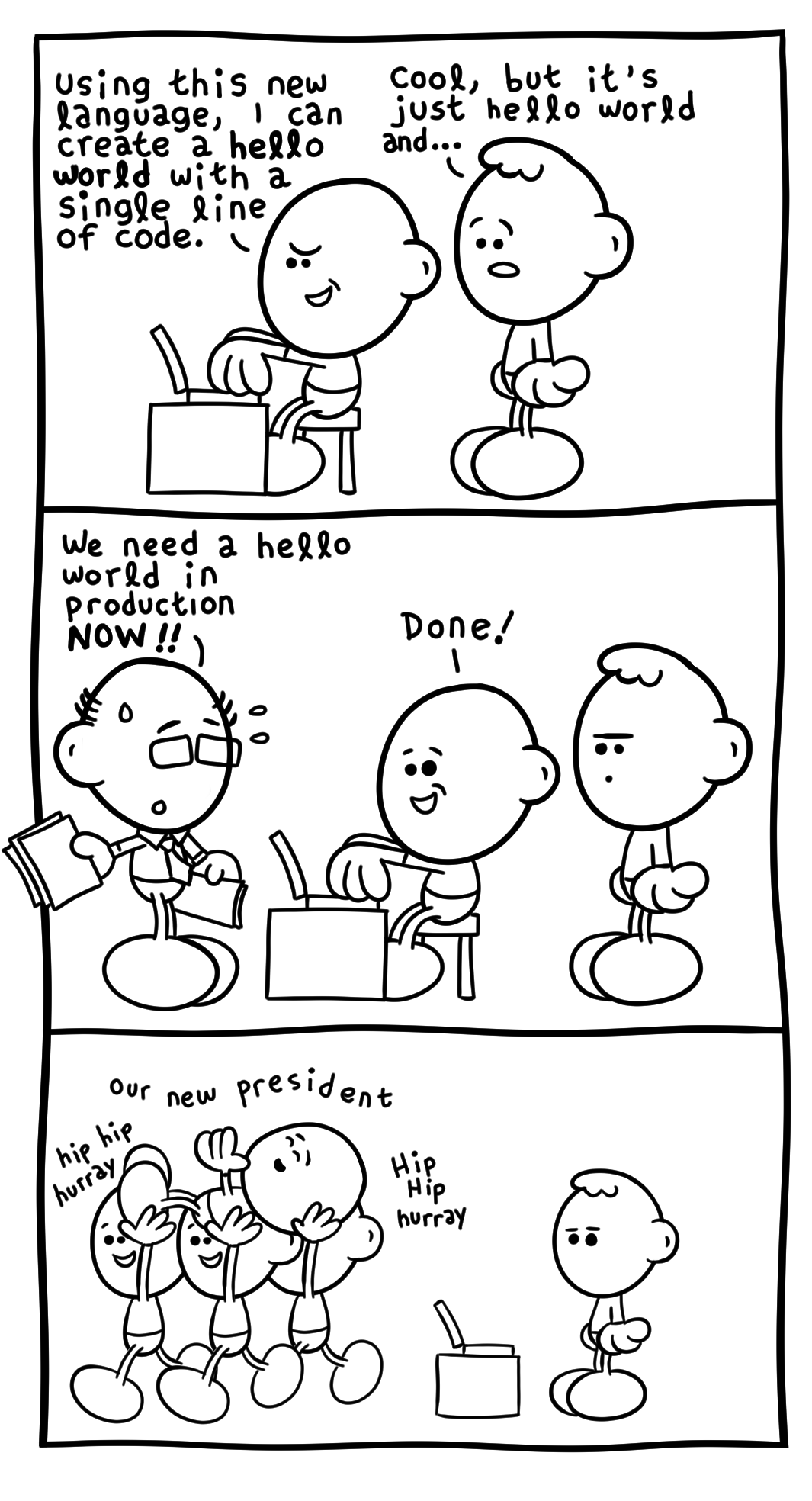 the depressed developer 50 geek comic