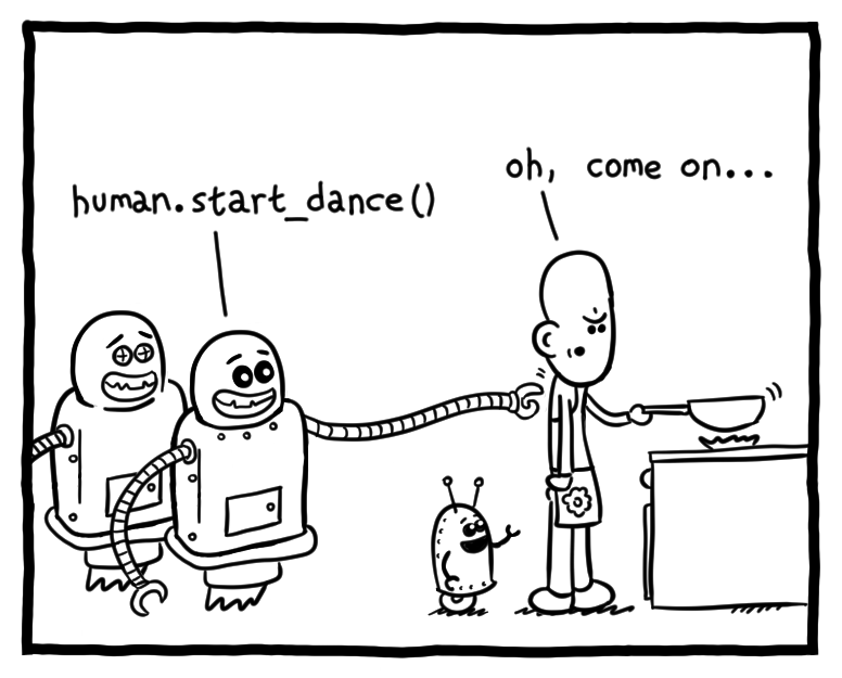 python robots geek comic