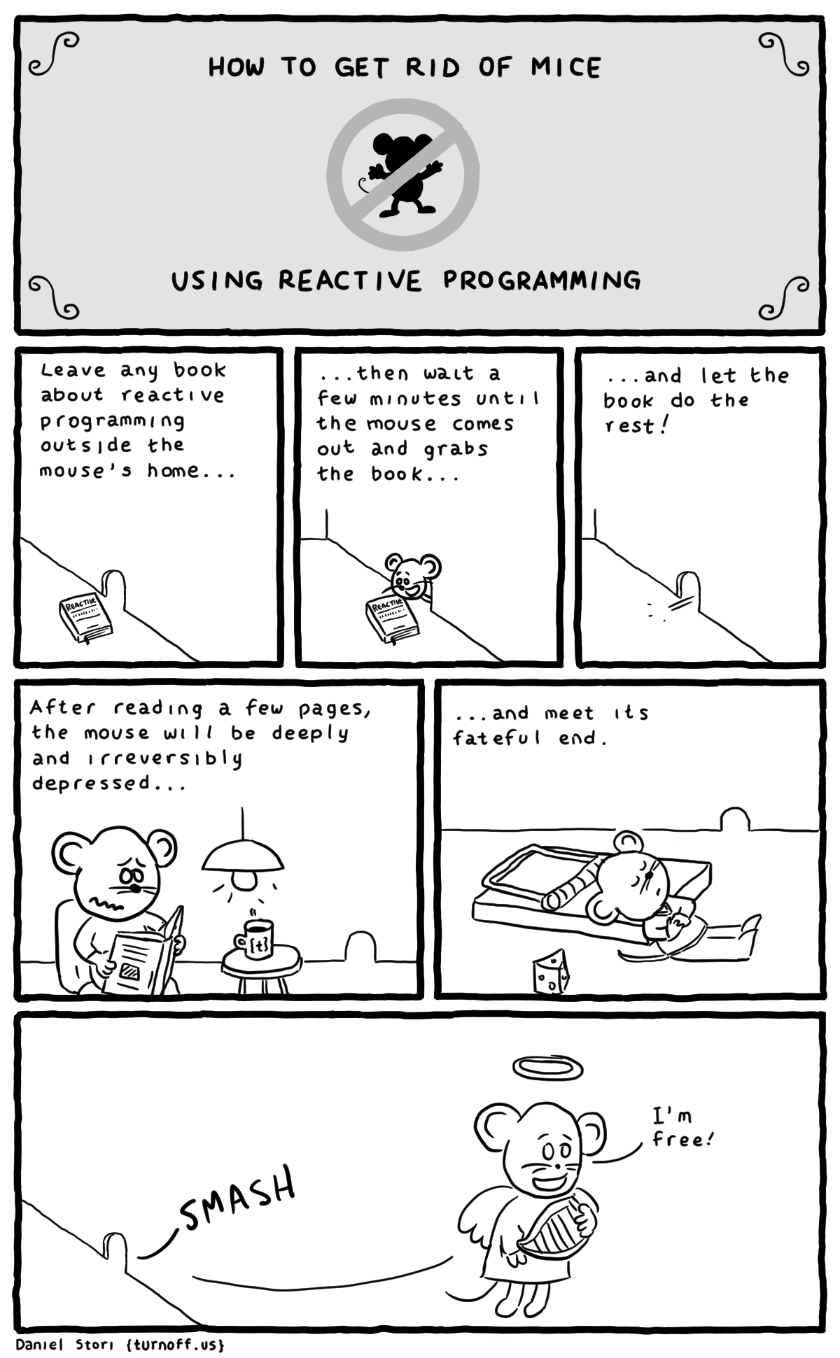 reactive and boring geek comic