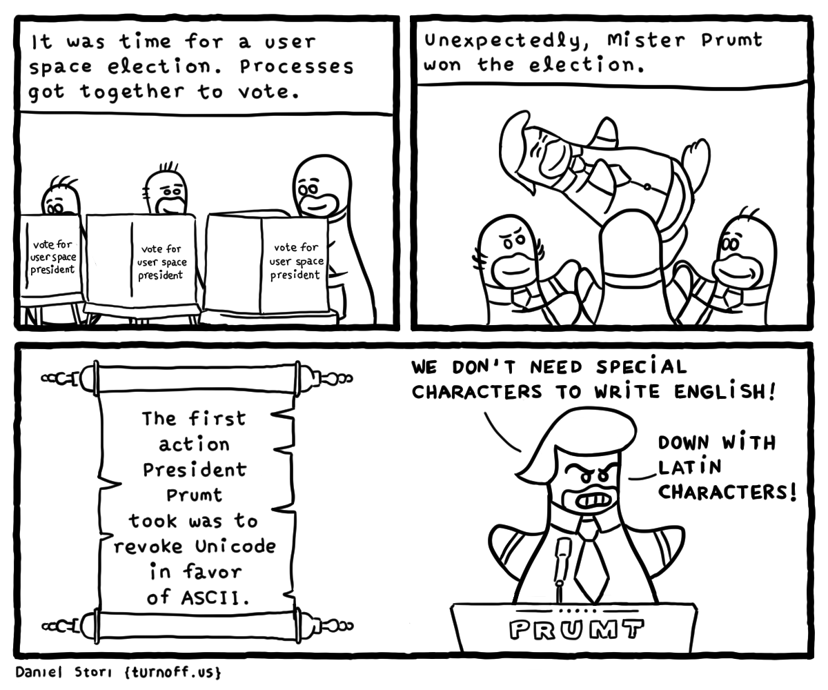 user space election geek comic