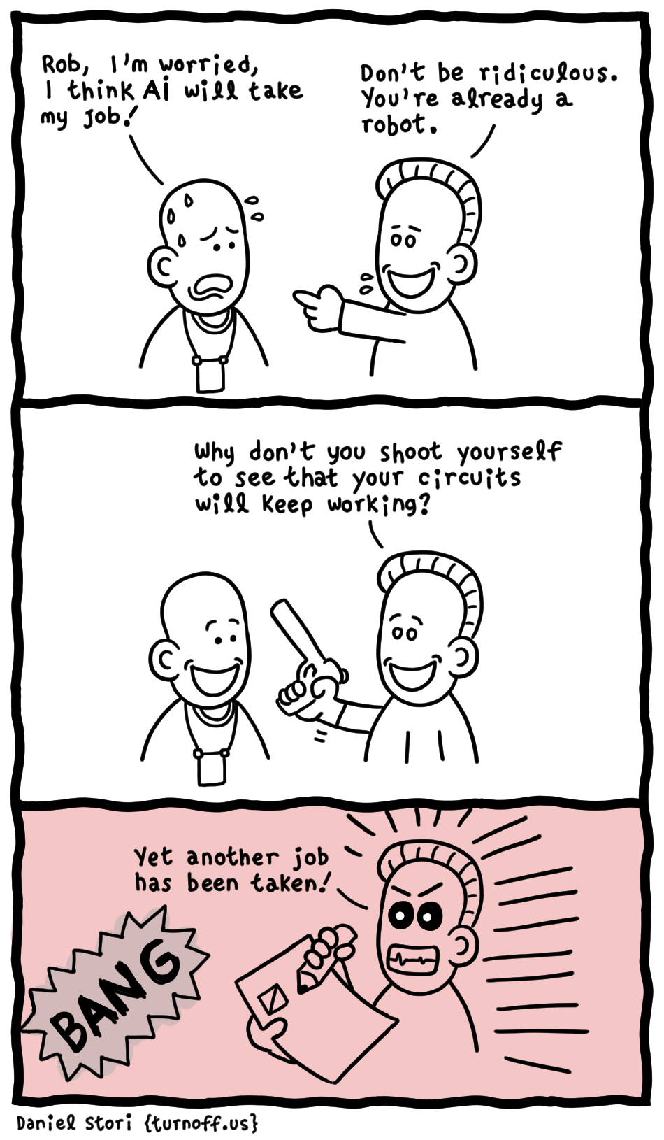 will ai take our jobs? geek comic